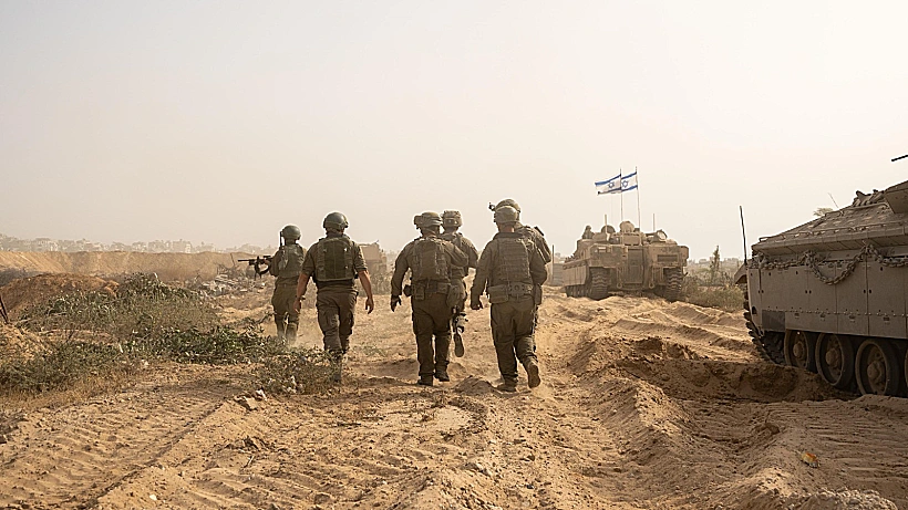 כוחות אוגדה 162 בצפון רצועת עזה