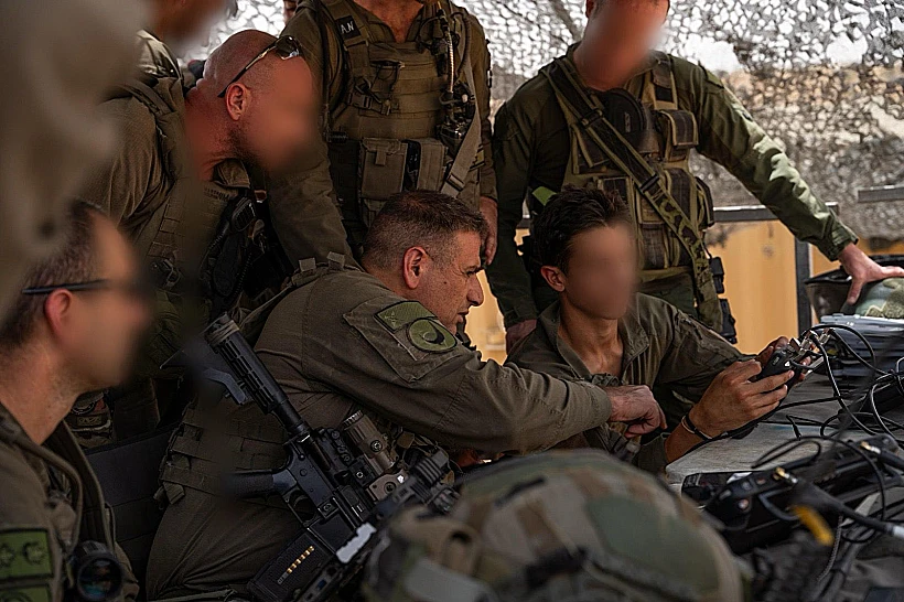 מפקד אוגדה 98 תא"ל גיא לוי בעזה