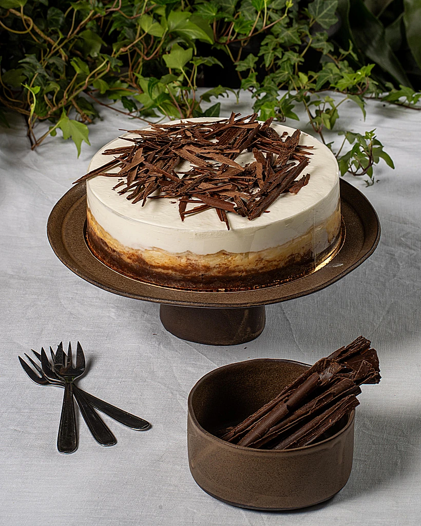 עוגת גבינה ובראוניז שוקולד של פיצי