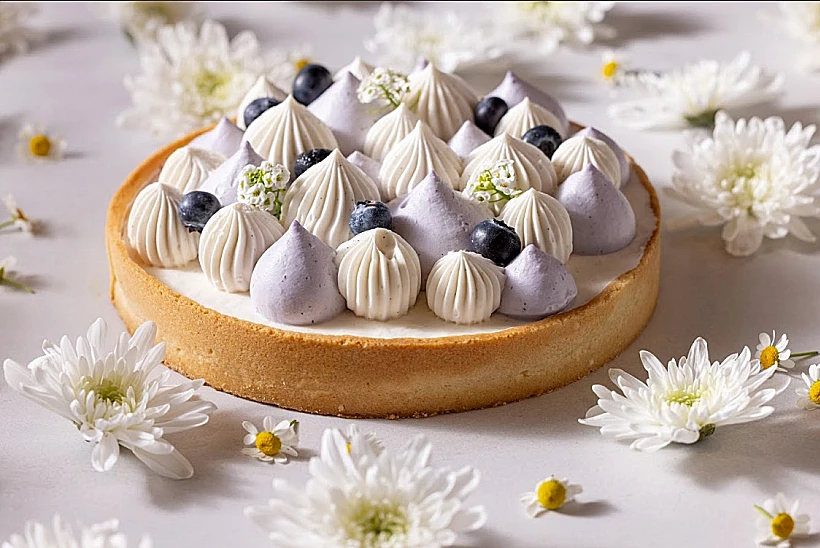 עוגת גבינה ואוכמניות של מימי