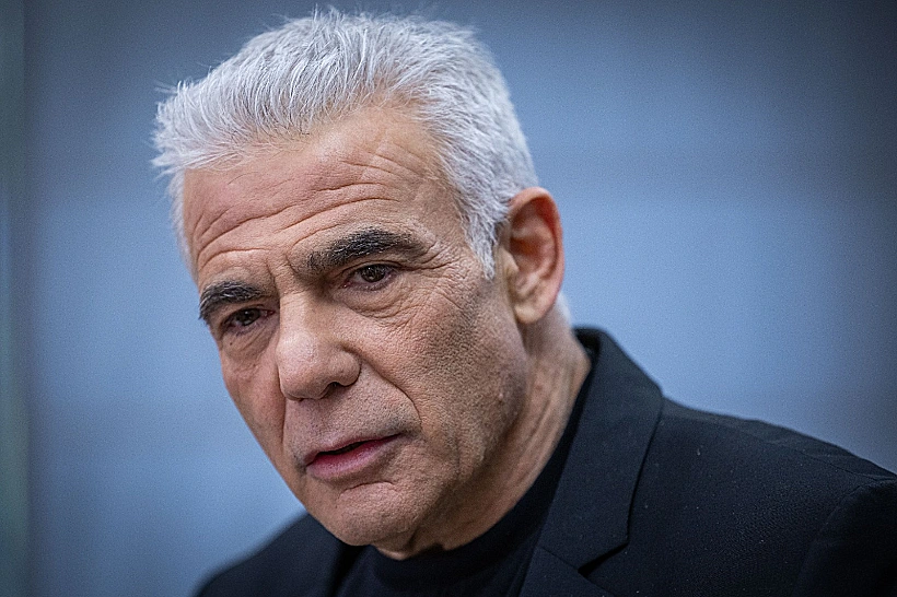 ראש האופוזיציה יאיר לפיד