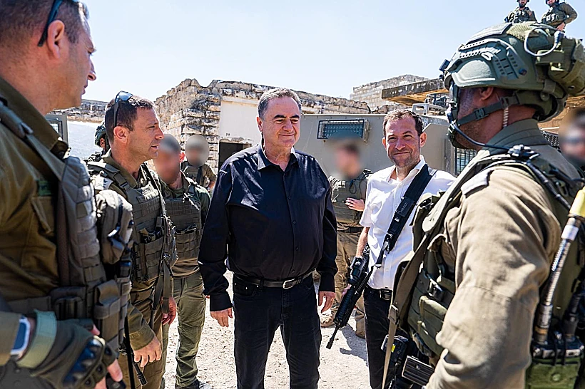 ישראל כ"ץ בביקור בשא-נור