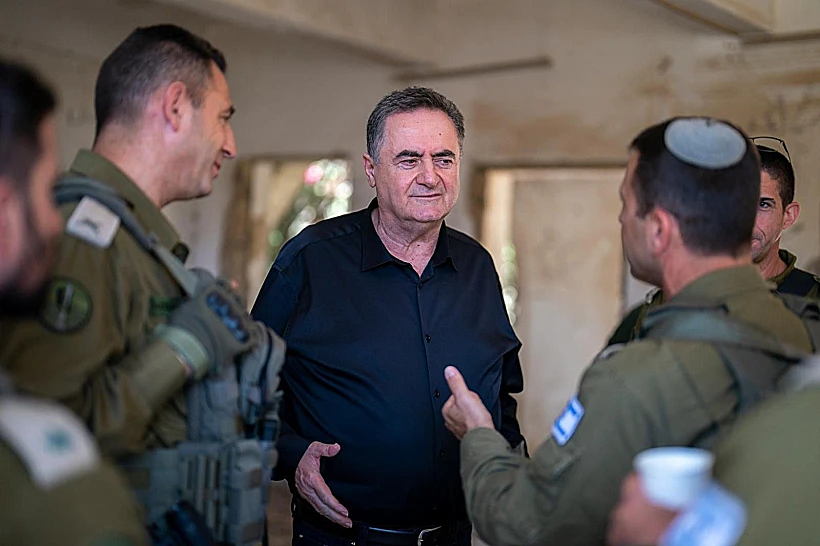 ישראל כ"ץ בביקור בשא-נור