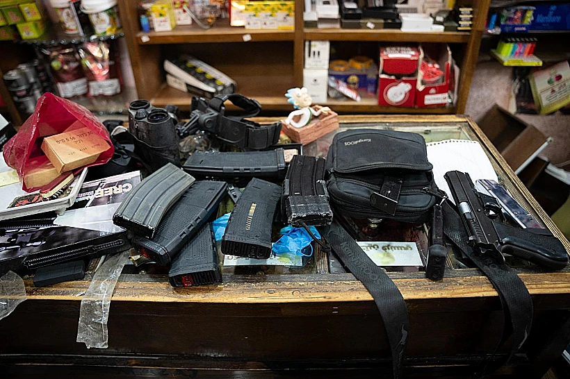 אמל"ח שנתפס ביהודה ושומרון