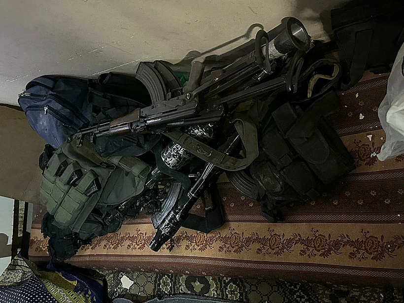 אמצעי לחימה שאותרו בעזה