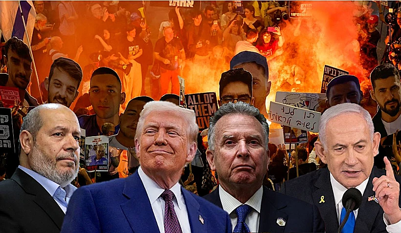 המגעים לעסקת חטופים: הנשיא טראמפ, ויטקוף, רה"מ נתניהו וח'ליל אל-חיה