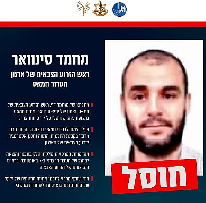 מוחמד סינוואר, חוסל