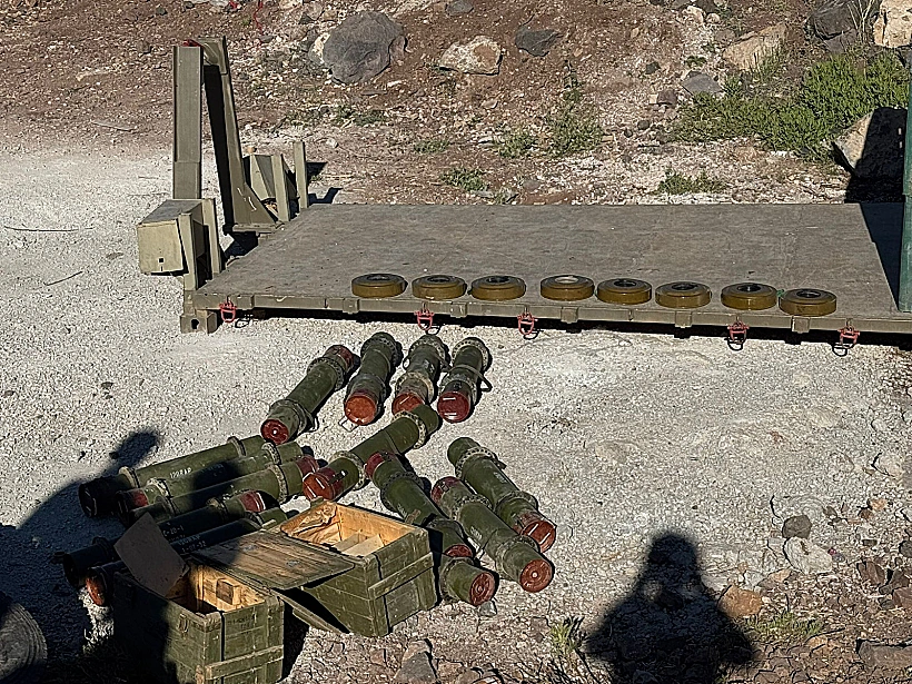 אמל"ח שאותר ע"י כוחות חטיבת ההרים בסוריה