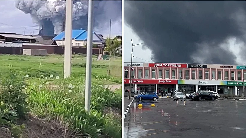 מתקפת כטב"מים אוקראינית ברוסיה