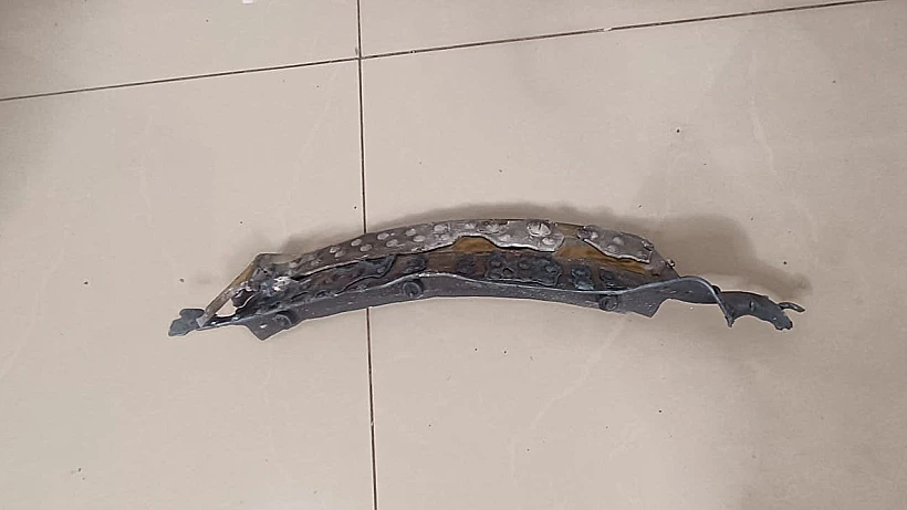 הרסיס שנפל בקריית יערים שליד ירושלים