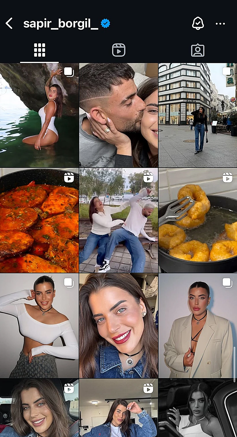 הפרופיל המעודכן של ספיר בורגיל