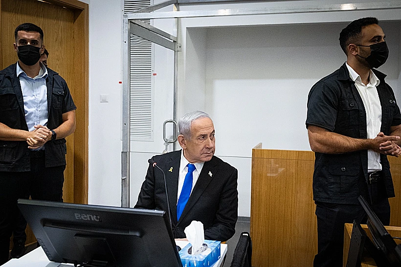 רה"מ נתניהו בבית המשפט