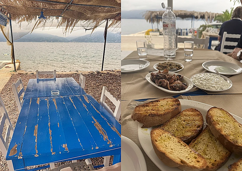 טברנה אותנטית על החוף - Theoni Kolias יוון