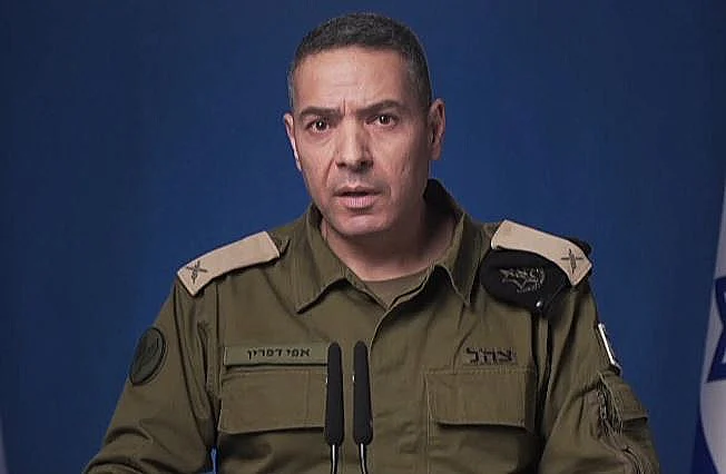 דובר צה"ל אפי דפרין