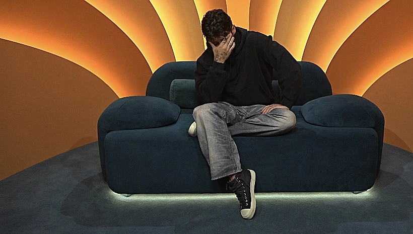 גלעד פרץ לפני העזיבה מבית האח הגדול