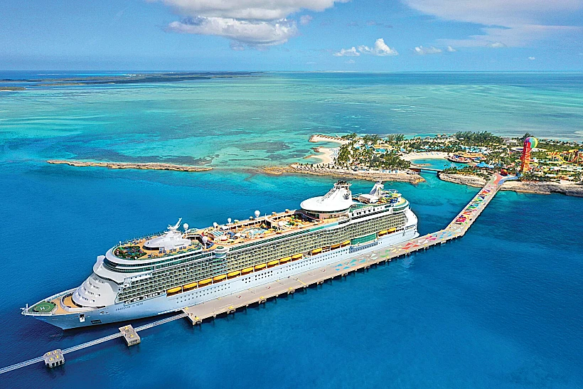 מבט לאי CocoCay של רויאל קריביאן