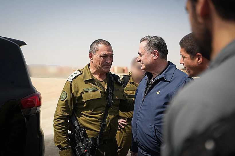 שר הביטחון כ"ץ והרמטכ"ל זמיר