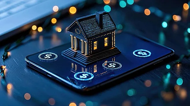 355 Banking Technology, Smartphone And Currency, 8k, Style By Idea24club