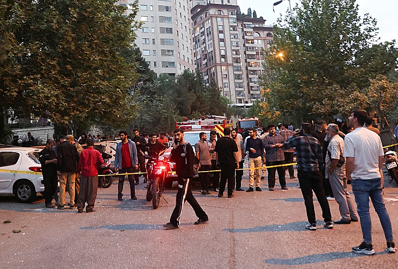 זירת תקיפה ישראלית בטהרן