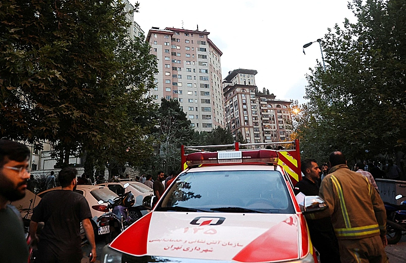 זירת תקיפה ישראלית בטהרן