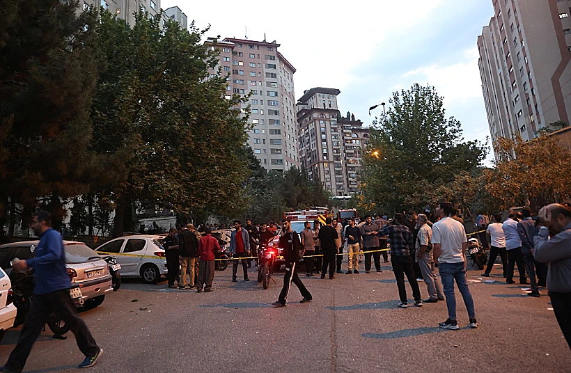 זירת תקיפה ישראלית בטהרן