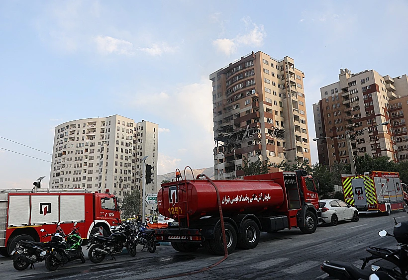 זירת תקיפה ישראלית בטהרן