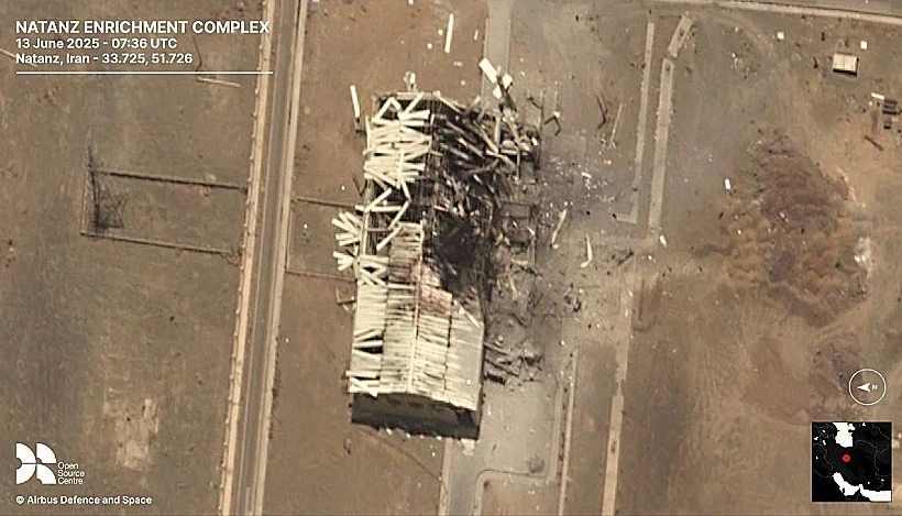 נזק במתקן הגרעין בנתנז