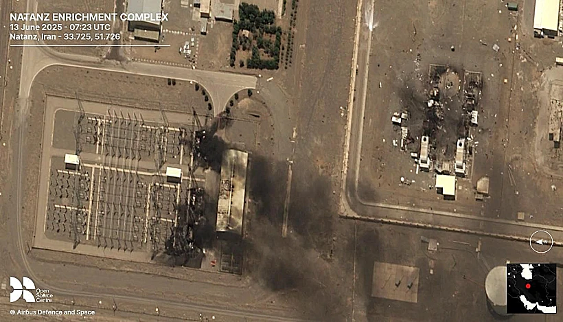 נזק במתקן הגרעין בנתנז