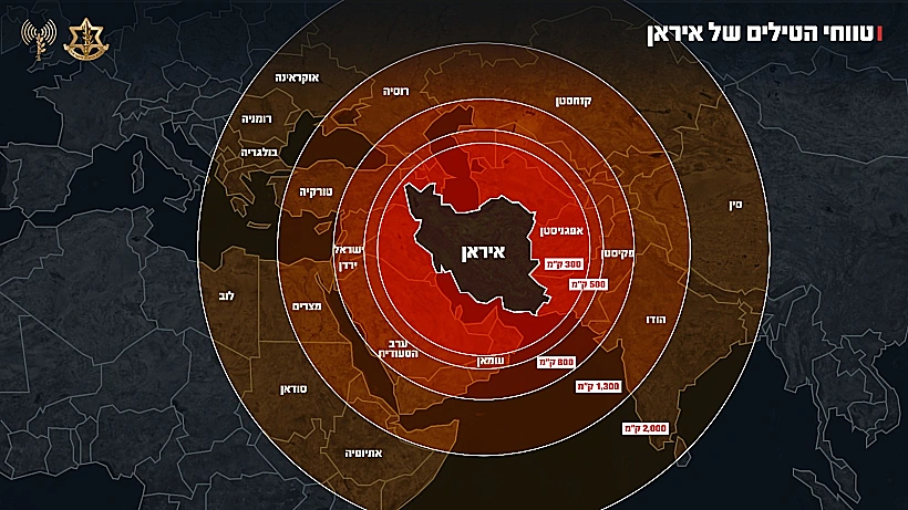 תקיפת מערך טילי הקרקע-קרקע באיראן
