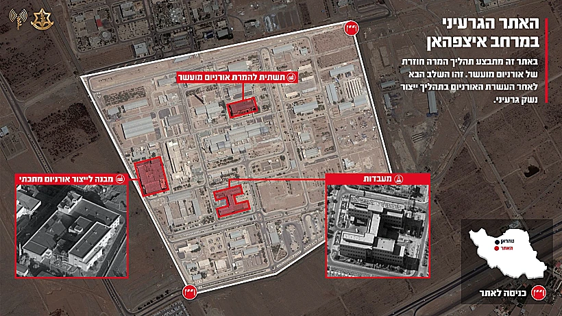 תקיפת צה"ל במתקן הגרעין באספהאן