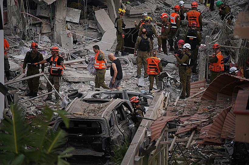 זירת הפגיעה הישירה בראשון לציון טיל איראן