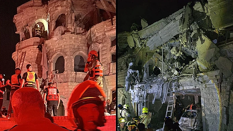 זירת הפגיעה הישירה בצפון