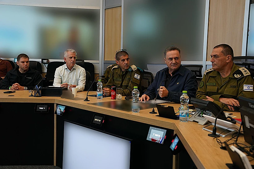 שר הביטחון כ"ץ בהערכת מצב עם הרמטכ"ל וראש המוסד