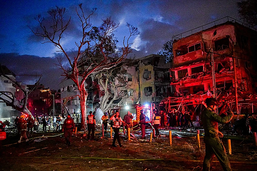 זירת הנפילה בתל אביב