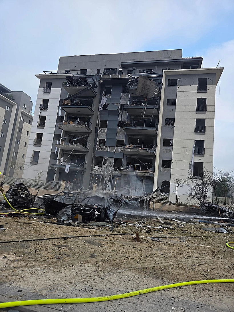 זירת הנפילה בבאר שבע