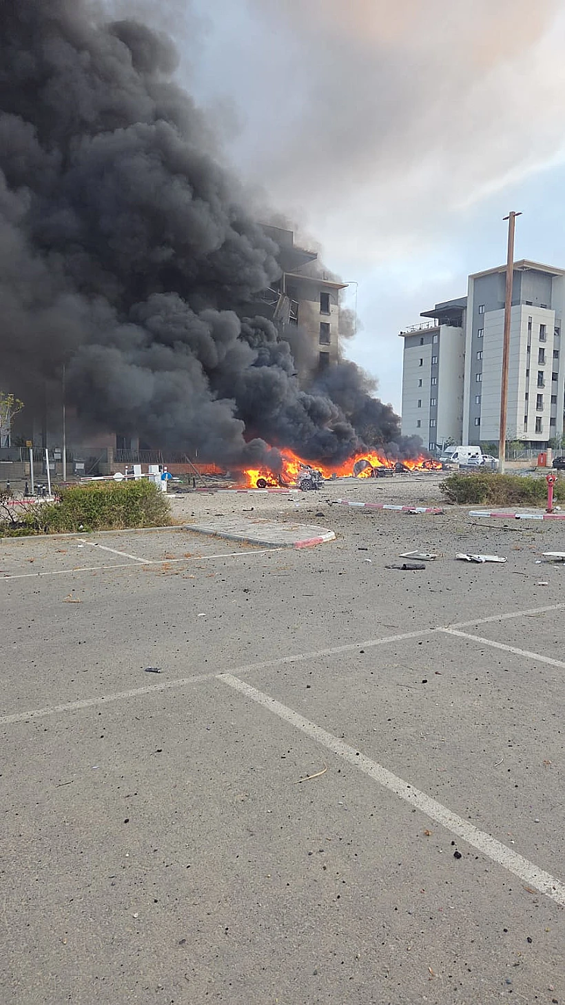 זירת הנפילה בבאר שבע