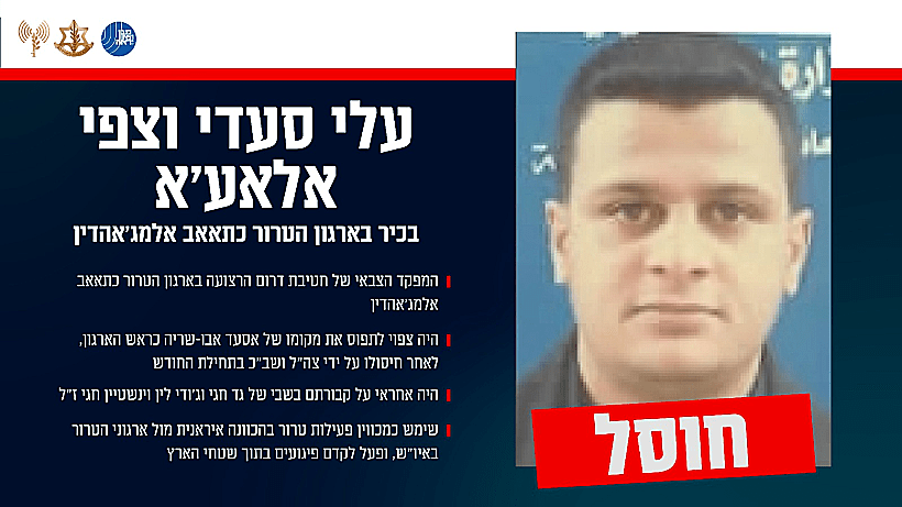 עלי סעדי וצפי אלאע'א, שחוסל ע"י צה"ל