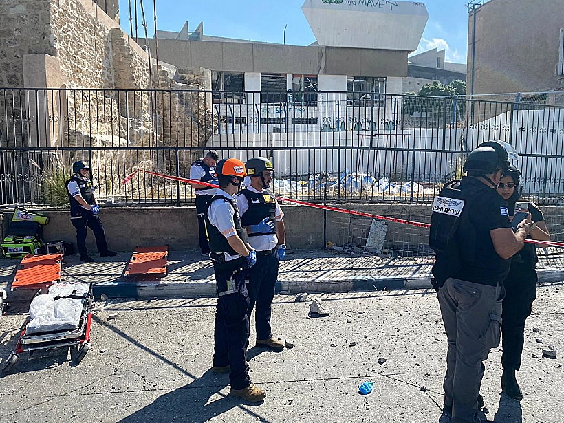 אחת מזירות הפגיעה