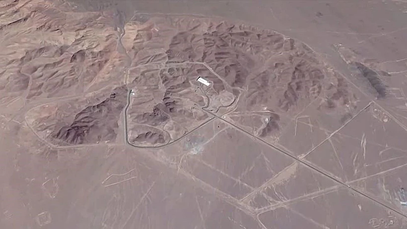 המתקן הגרעיני בפורדו מצילומי לוויין