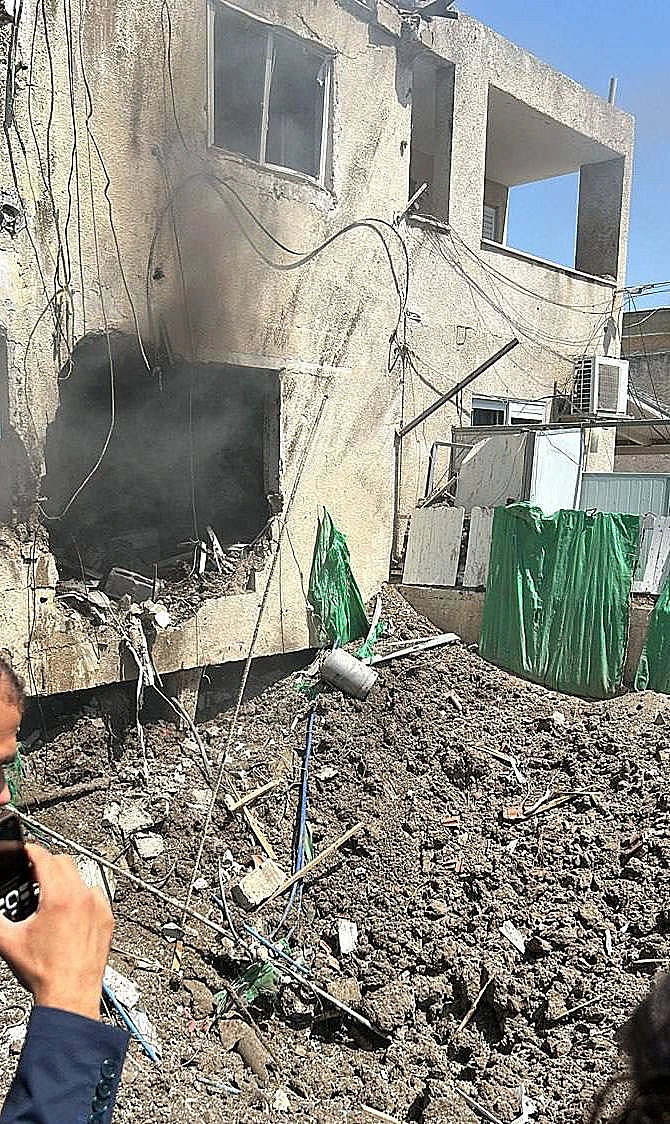 פגיעת הכטב"ם בבית שאן