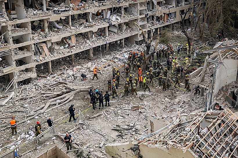 זירת הנפילה בתל אביב