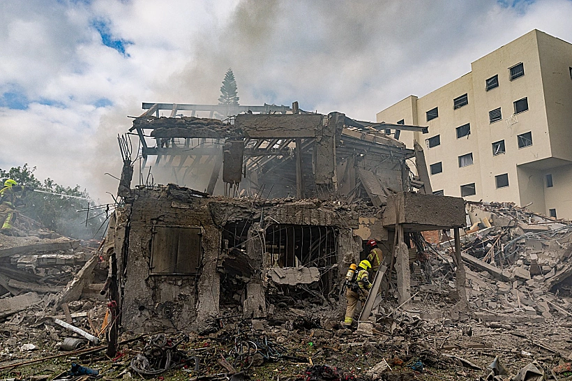 זירת הנפילה בתל אביב