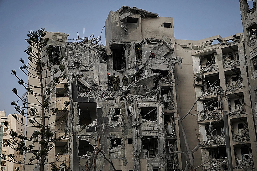 זירת הפגיעה בבאר שבע