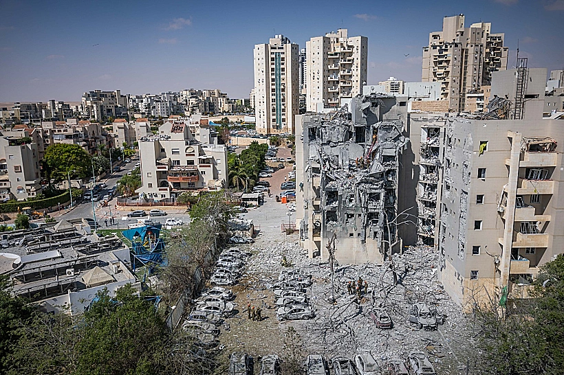 הפגיעה הישירה בבאר שבע איראן