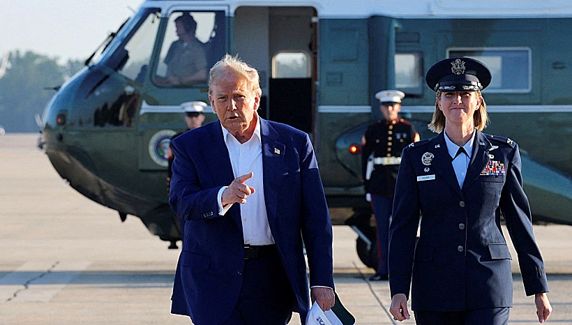 נשיא ארה"ב דונלד טראמפ