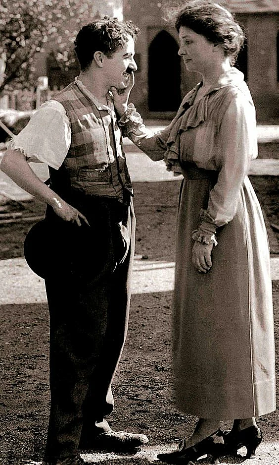Helen Keller Is Greeting Charl