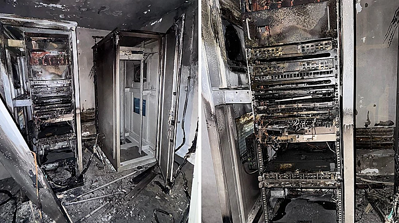 המתקן הביטחוני שהוצת בבנימין