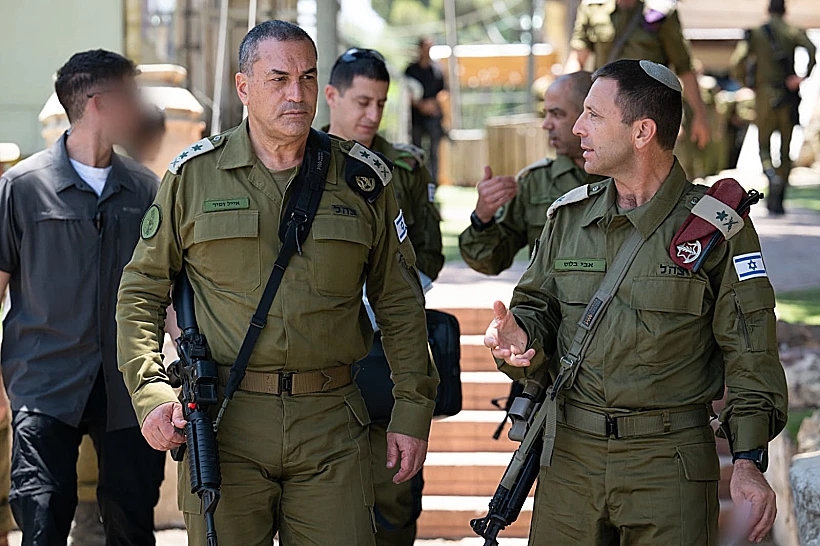 הרמטכ"ל אייל זמיר ומפקד פיקוד מרכז אלוף אבי בלוט