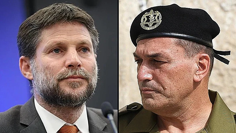 הרמטכ"ל אייל זמיר והשר בצלאל סמוטריץ'