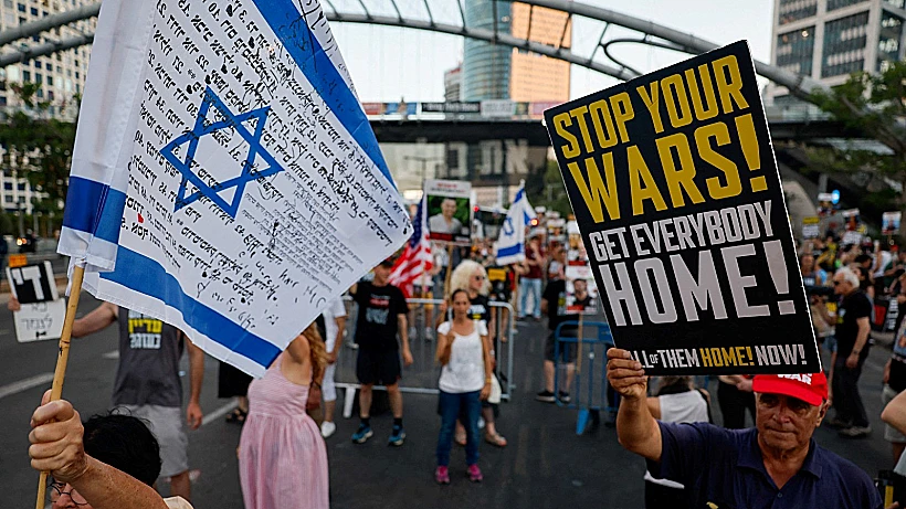 הפגנה למען השבת החטופים